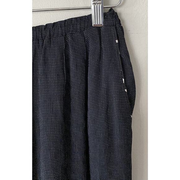 KD Spring Size Small Polka Dot Print Cat Crop Pants Rayon Blend Pull On Retro - Picture 3 of 7